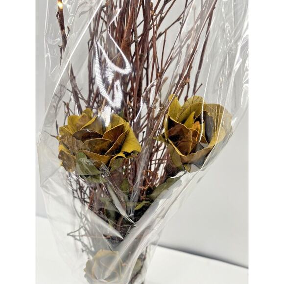 Natural Dried Flowers Long Stem Twigs Bouquet Roses Crafts Weddings Home Decor - Picture 3 of 12
